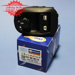 کلید شیشه بالابر و تنظیم آیینه تیپ3 پژو206