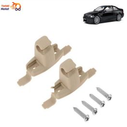 گیره آفتابگیر کرم رنگ بی ام و  BMW E46 مناسب برای 318i , 320i , 323i, 325i, 325ci, 330i و 330ci
