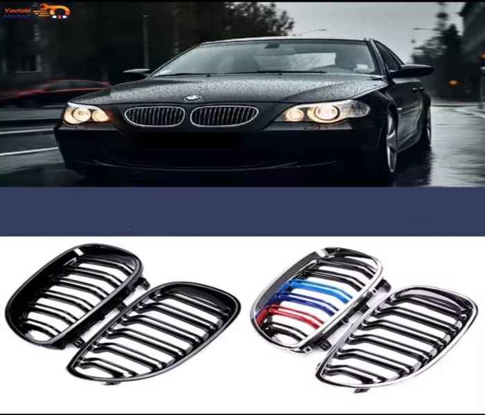 جلوپنجره دولاین تمام مشکی پیانویی مناسب برای e60 مدلهای ۲۰۰۴ تا ۲۰۱۰